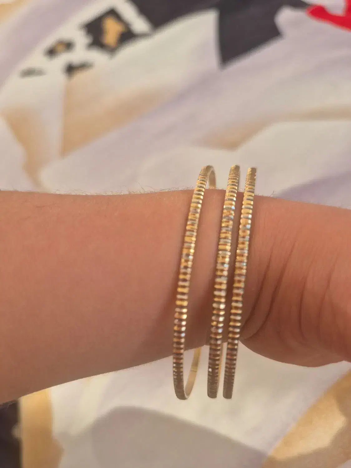 سه عدد النگوی طلا سایز یک|جواهرات|زنجان, |دیوار