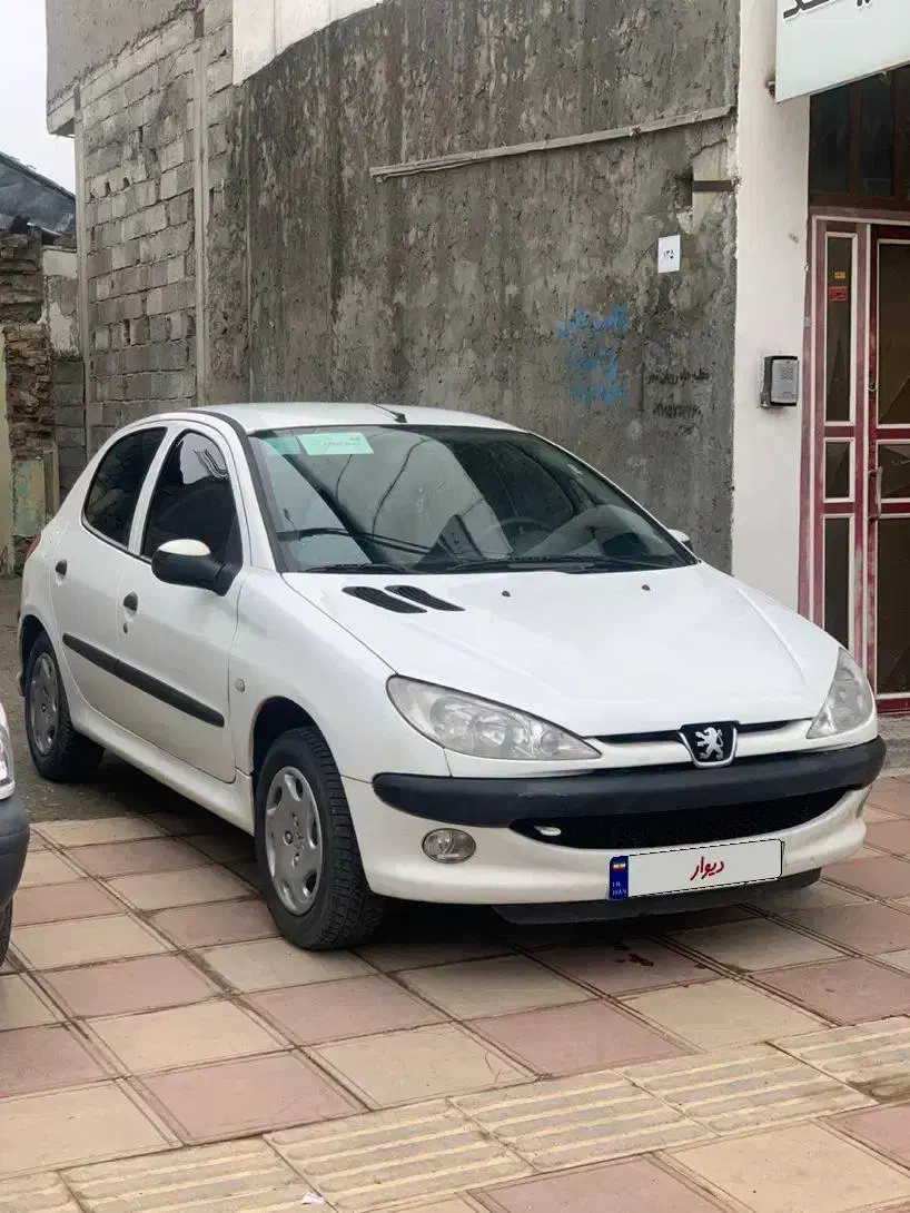پژو 206 تیپ ۲ بدون رنگ مدل ۱۳۹۶|خودرو سواری و وانت|رویان, |دیوار