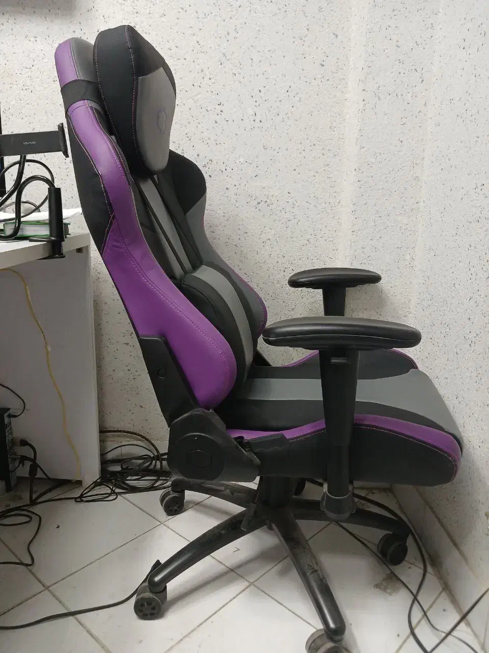 صندلی گیمینگ کولر مستر Cooler Master - مشکی بنفش|صندلی و نیمکت|کرمانشاه, |دیوار