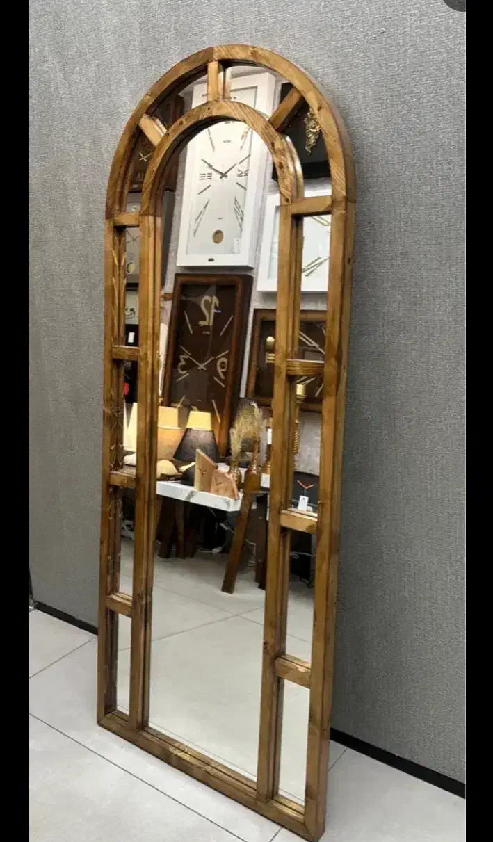 آینه قدی چوبی پنجره ای|آینه|بروجرد, |دیوار