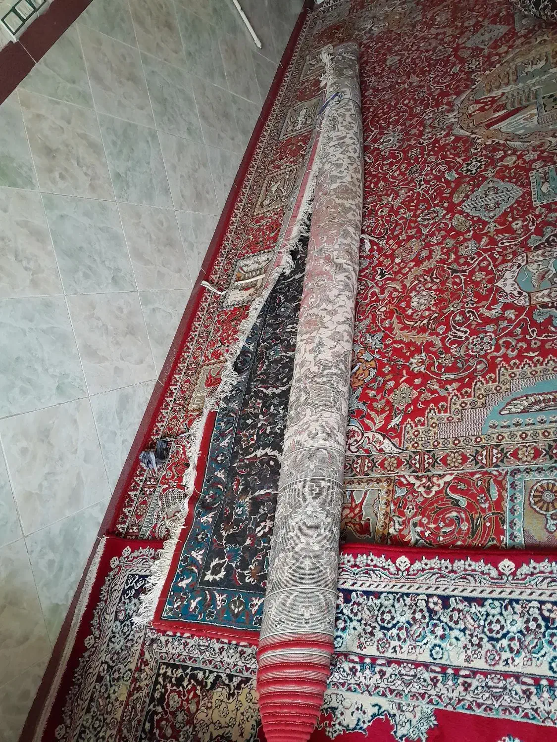 فرش ۱۲متری کارکرده|فرش|دزفول, |دیوار