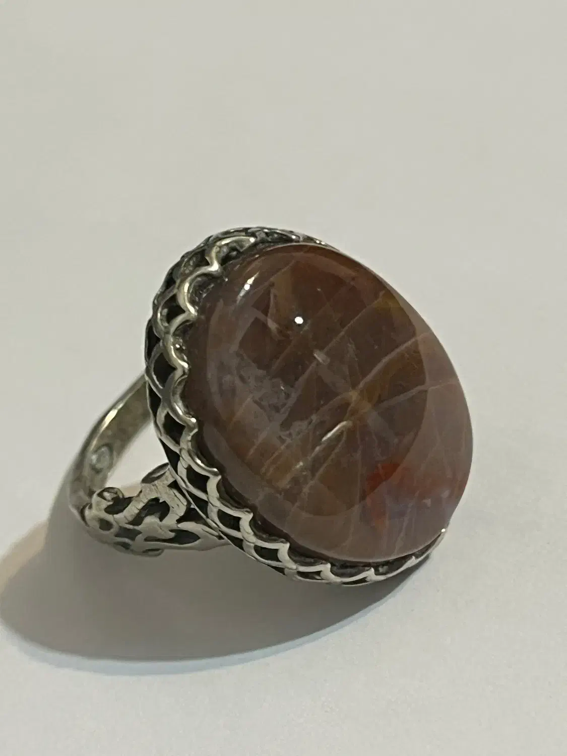 انگشتر سنگ طبیعی دست ساز|بدلیجات|رشت, رشتیان|دیوار