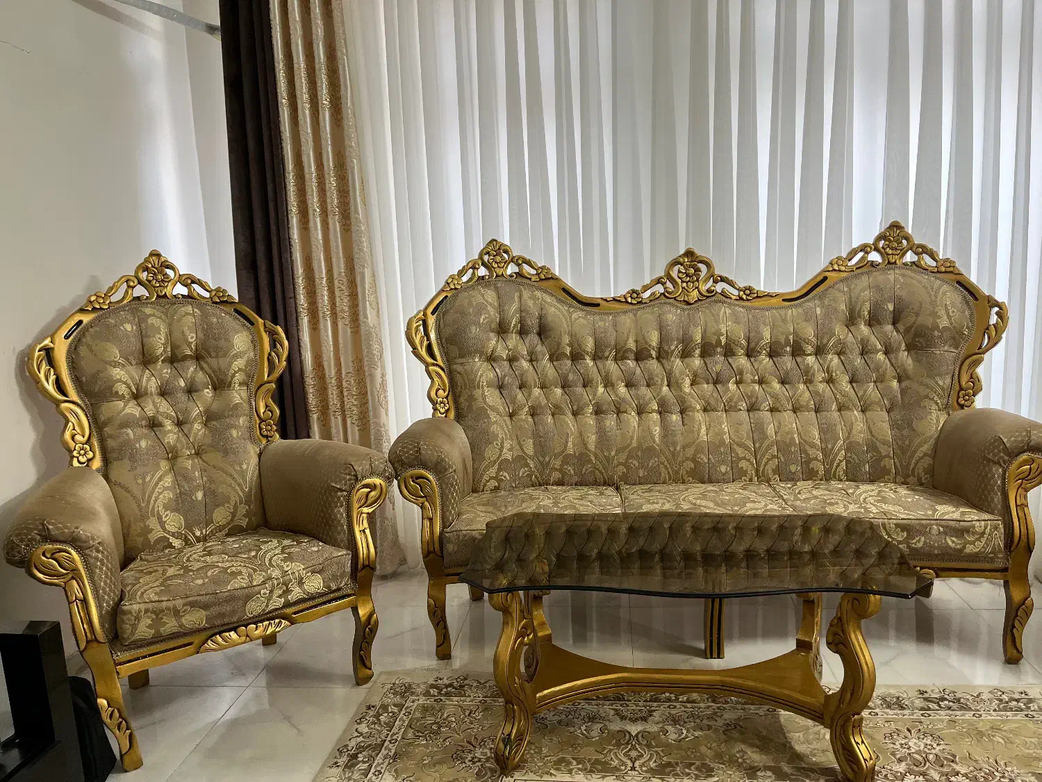 مبل ۹نفره|مبلمان خانگی و میز عسلی|ساری, |دیوار