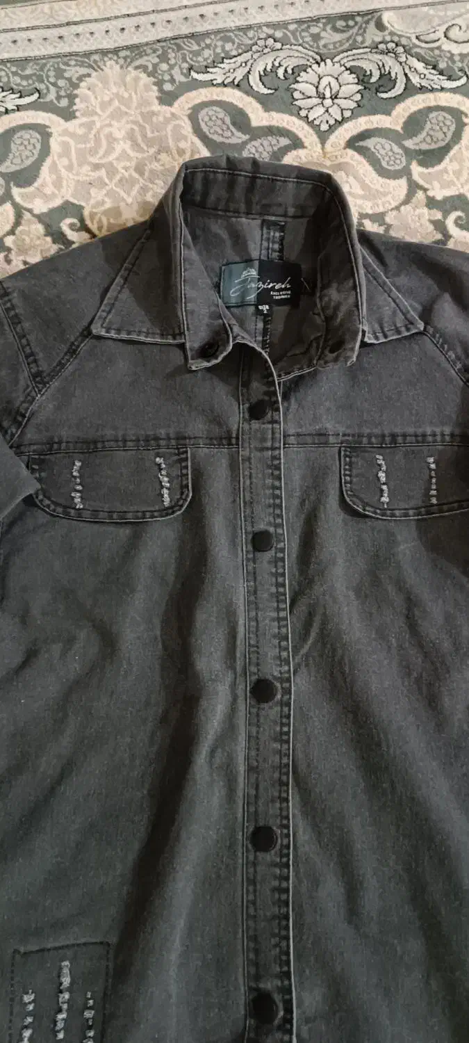 مانتو شلوار دمپا رنگ طوسی|لباس|بابل, |دیوار