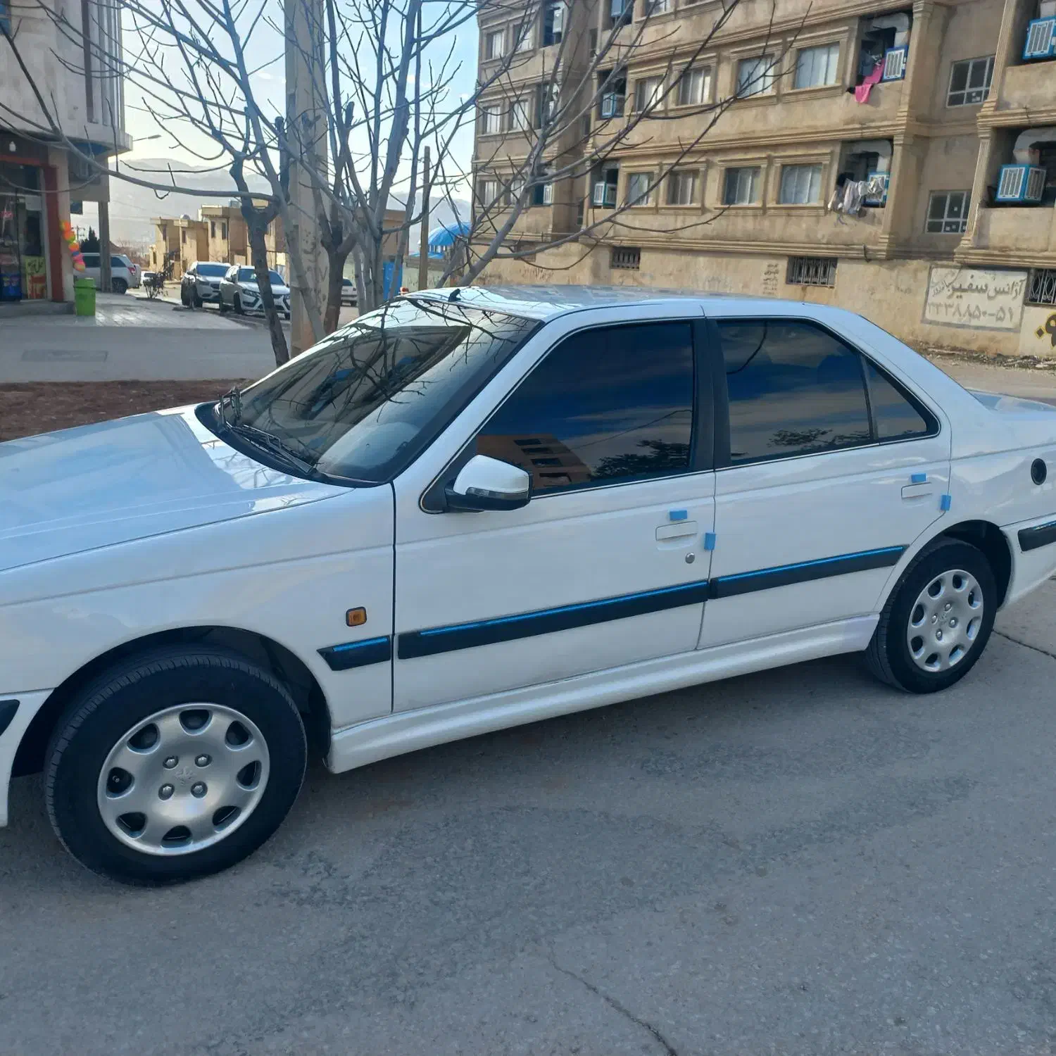 پژو پارس ۹۵ سفید|خودرو سواری و وانت|یاسوج, |دیوار