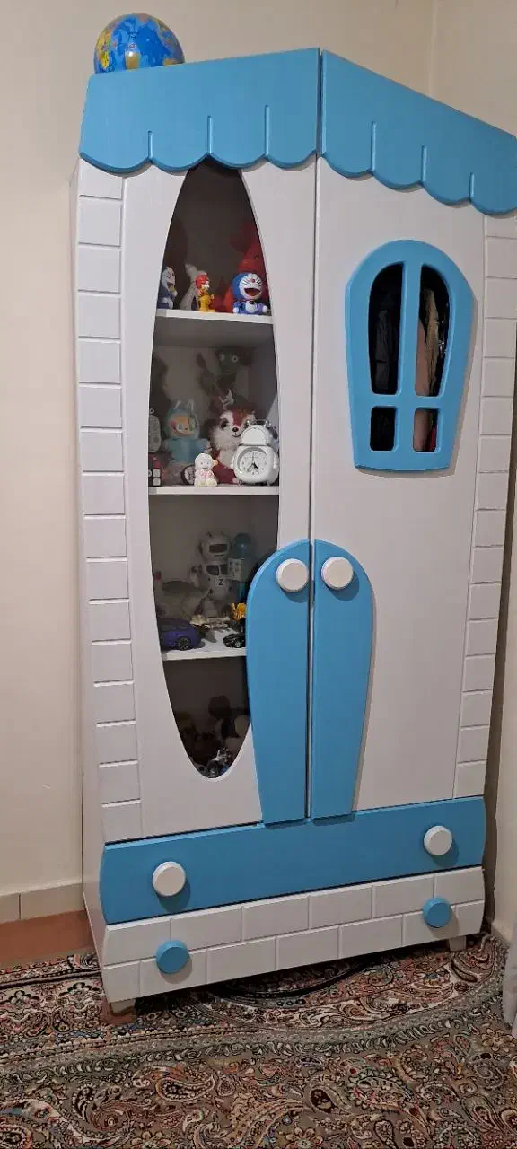 سرویس خواب کودک ،ویترین و ساعت|تخت و سرویس خواب|پرند, فاز ۴|دیوار