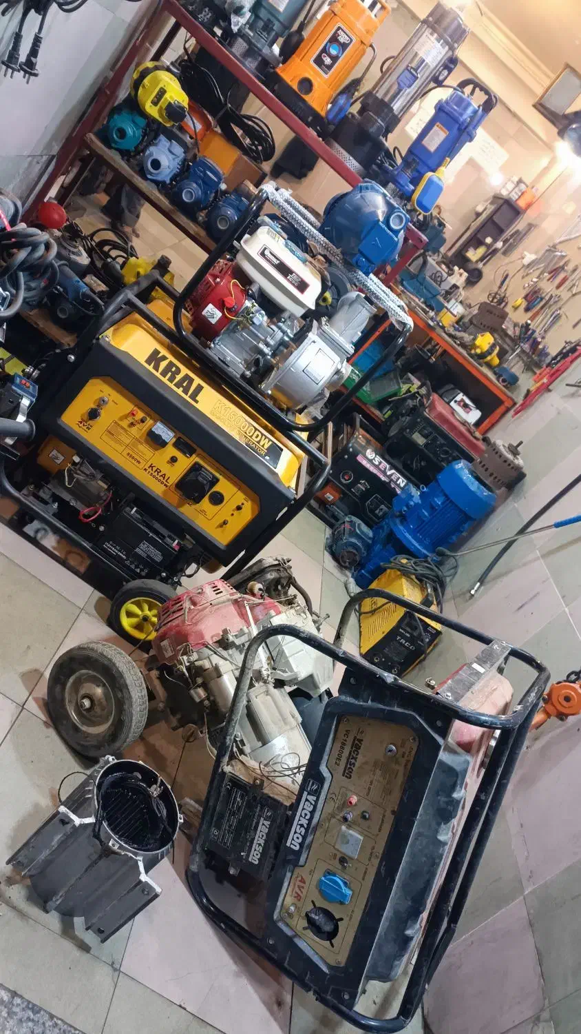 تجهیزات پمپ دینام 750le|مصالح و تجهیزات ساختمان|بروجرد, |دیوار