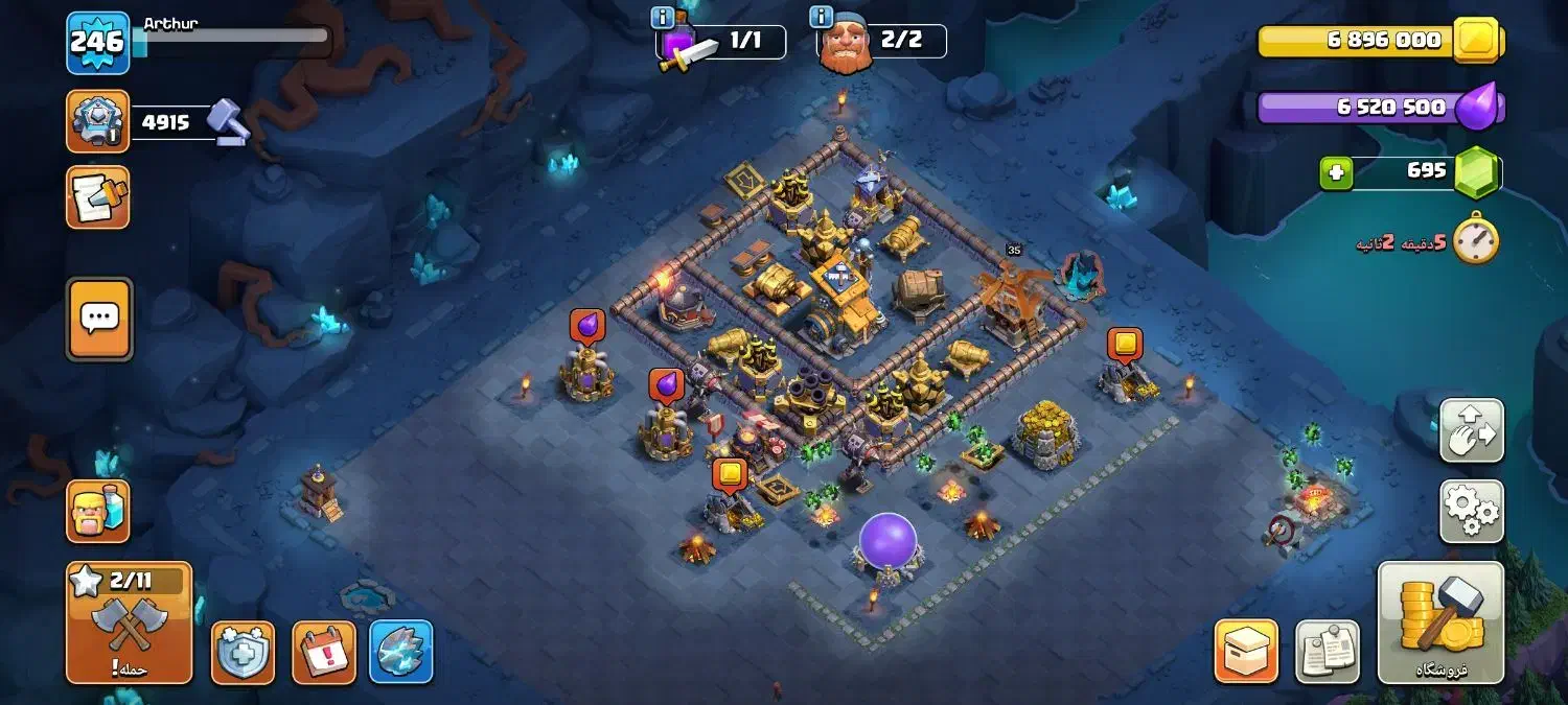 فروش اکانت کلش اف کلنز مکس|کنسول، بازی ویدئویی و آنلاین|فیروزآباد (فارس), |دیوار