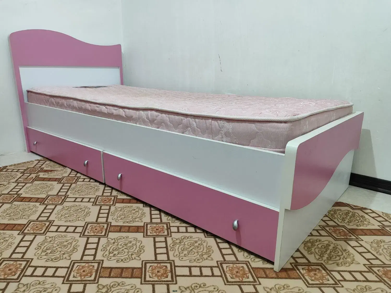 تخت تک نفره کشو دار|تخت و سرویس خواب|سهند, |دیوار