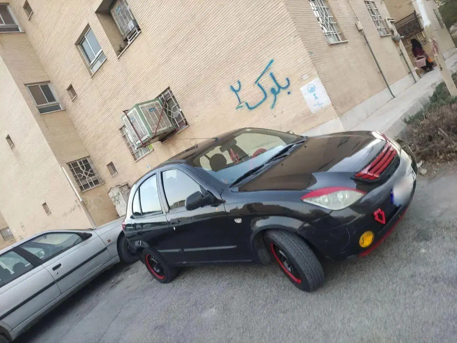 تیبا دو مشکی ۹۷ معاوضه با پژو|خودرو سواری و وانت|فولادشهر, B2|دیوار
