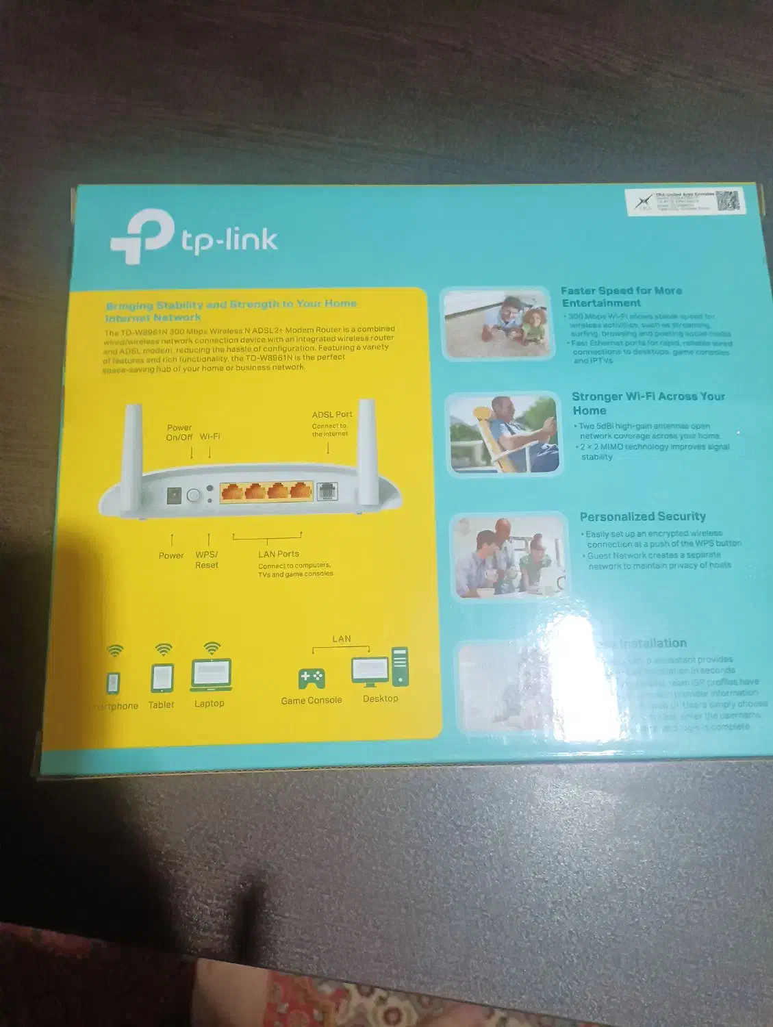 مودم وای فای تیپی لینک adsl2|مودم و تجهیزات شبکه|رامسر, |دیوار