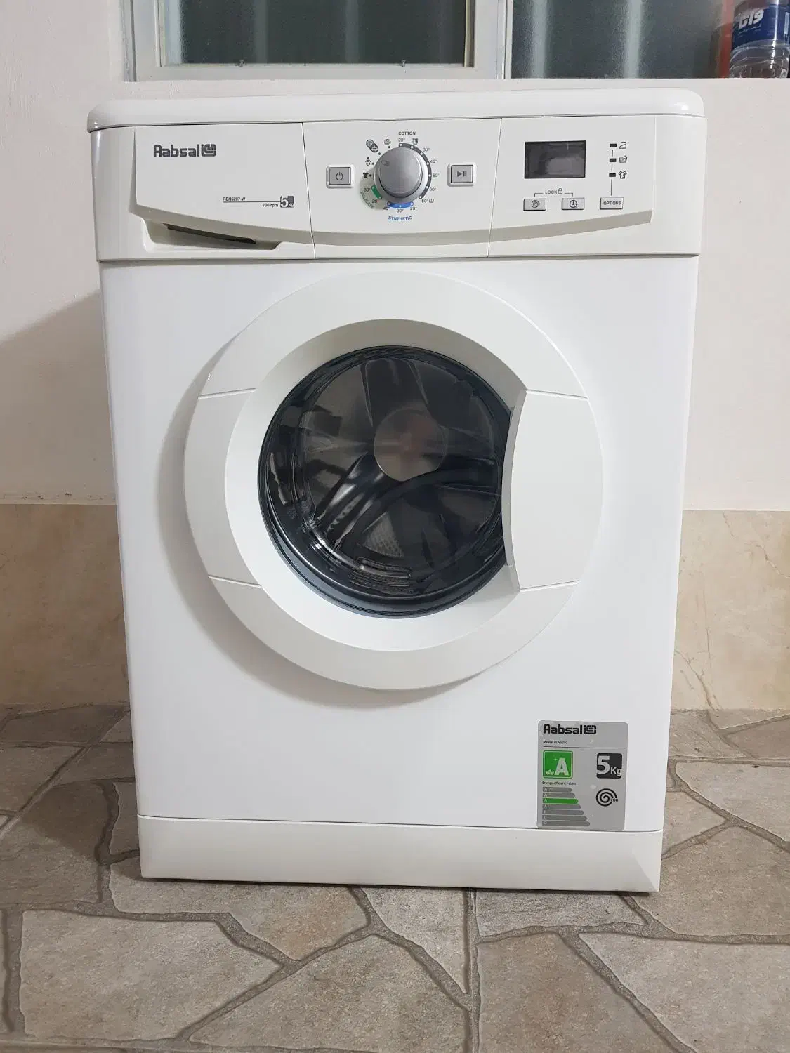 فروش ماشین لباسشویی آبسال ( ۵ کیلویی )|ماشین لباسشویی و خشک‌کن لباس|سیاهکل, |دیوار