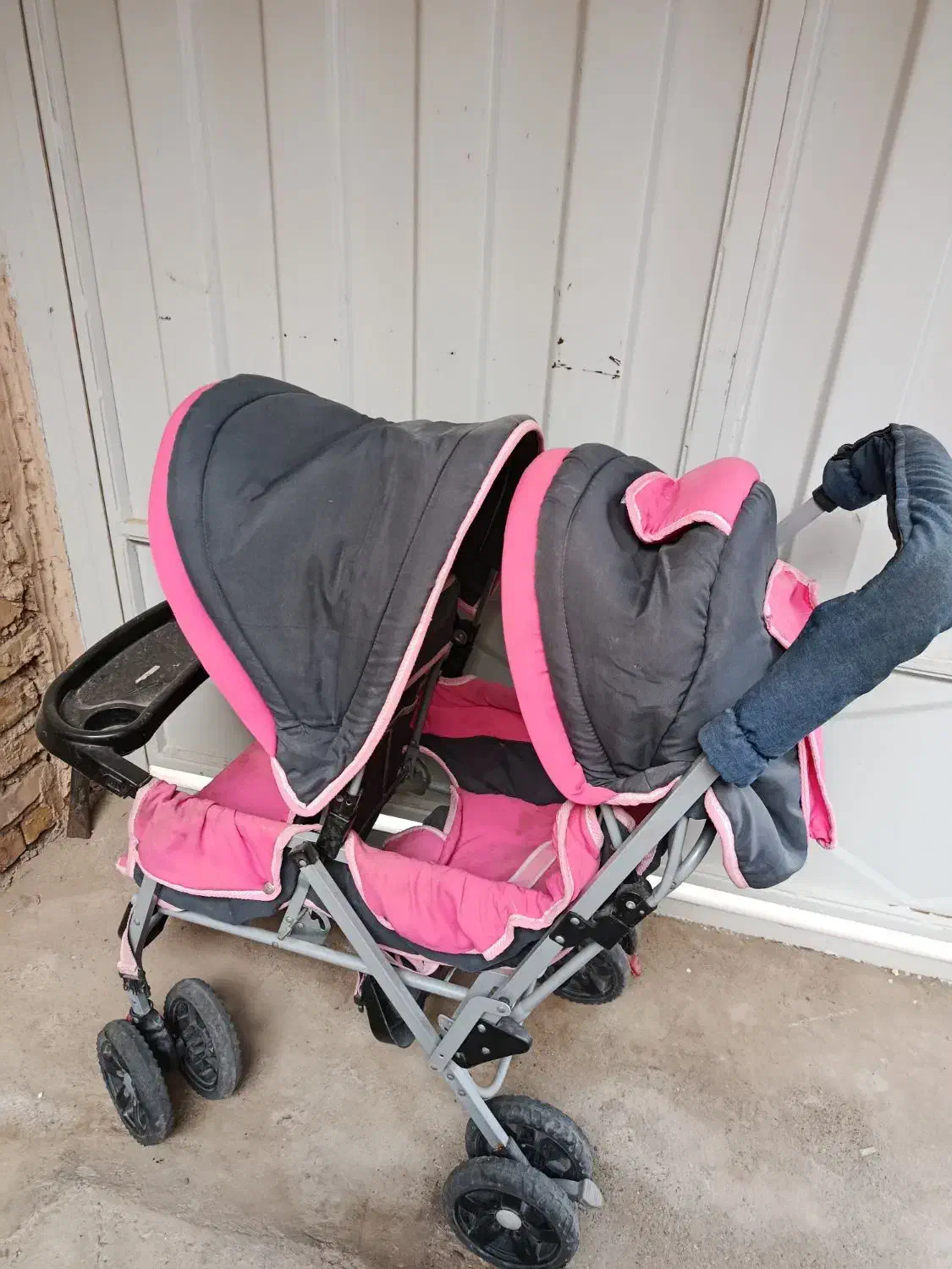 کالسکه دوقلو۱۴۰۰|کالسکه و لوازم جانبی|اردکان, |دیوار