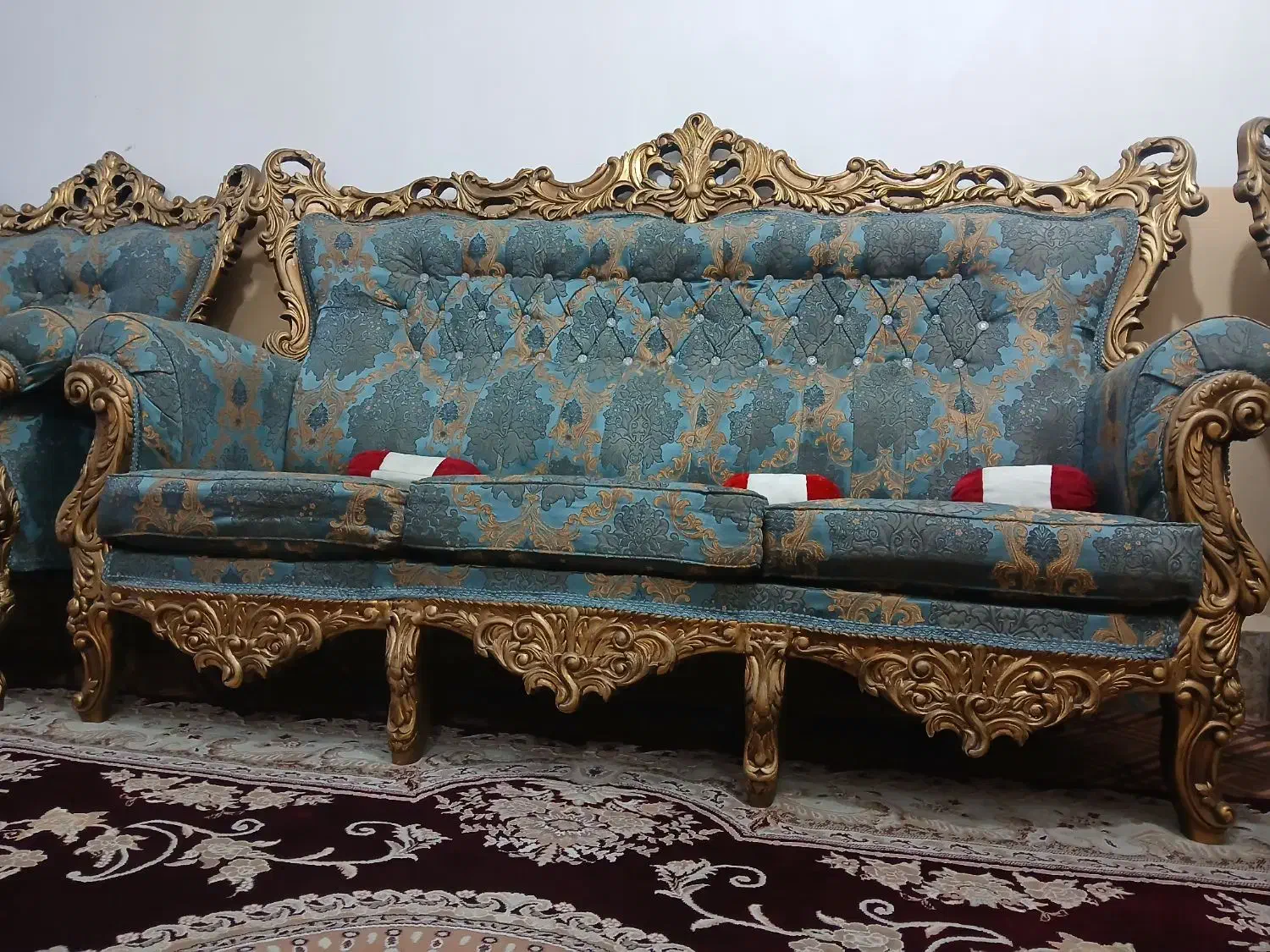 مبل سلطنتی ۷ نفره|مبلمان خانگی و میز عسلی|زابل, |دیوار