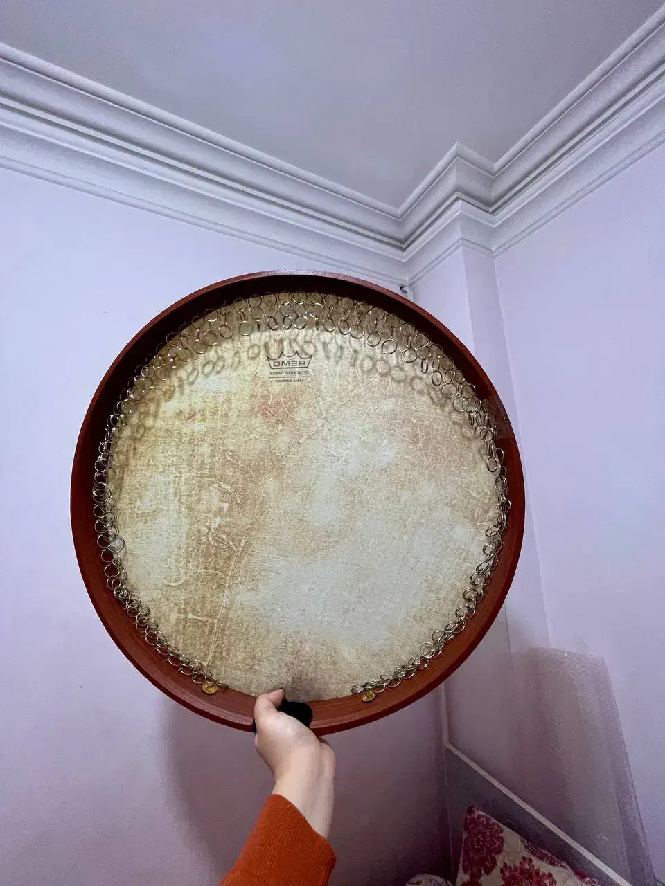 ساز موسیقی دف|سازهای سنتی|رشت, انصاری|دیوار