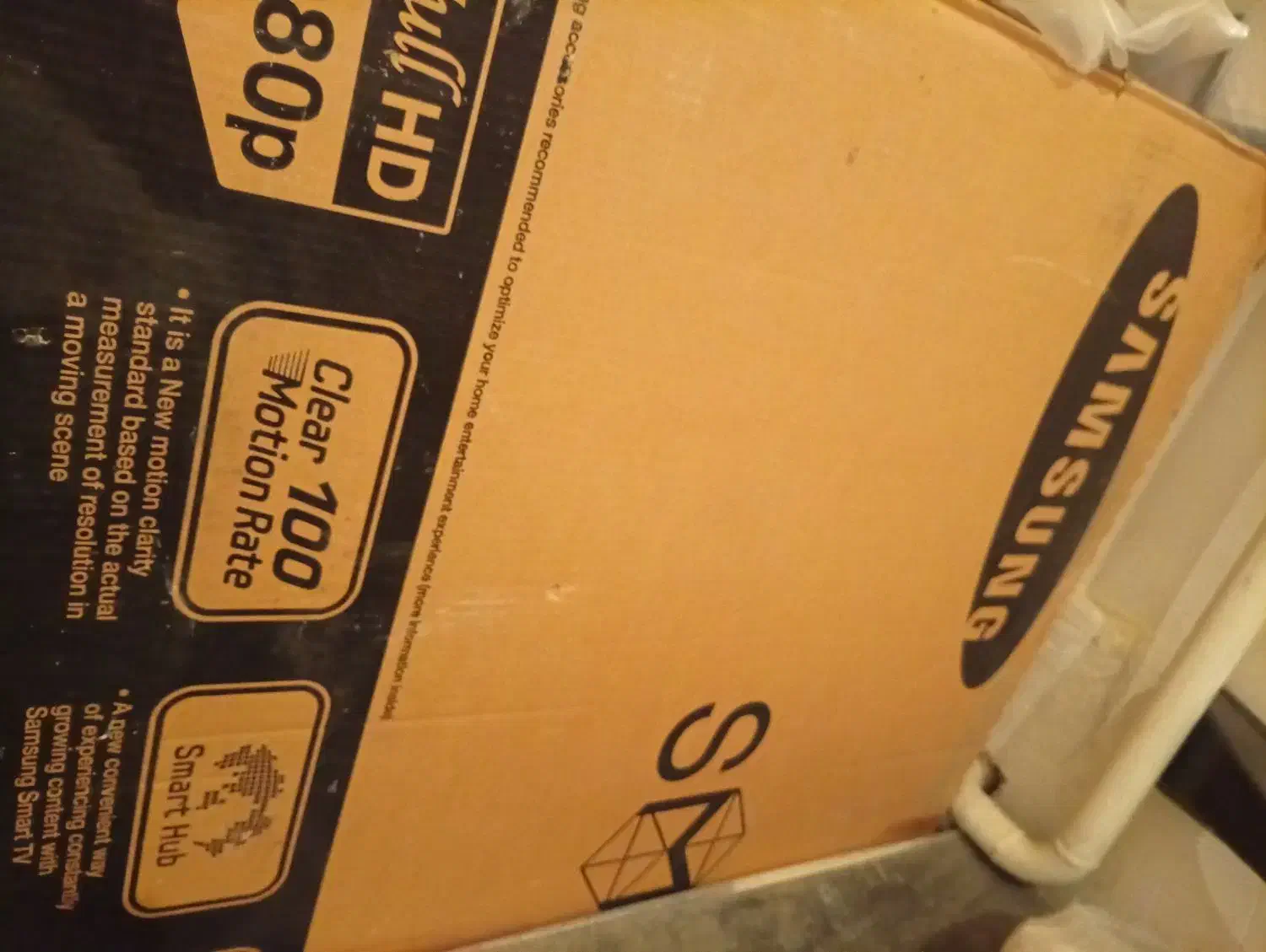 کارتون تلویزیون 46 سامسونگ|ابزارآلات|خرم‌آباد, |دیوار