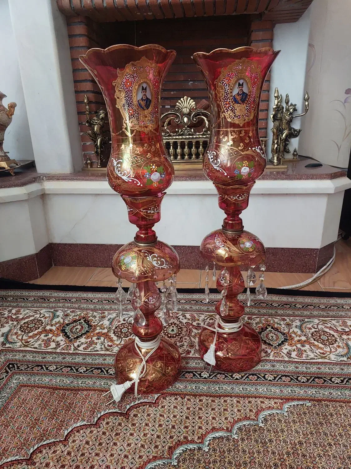 دوعدد شمعدانی جنس عالی|صنایع دستی و سایر لوازم تزئینی|تبریز, |دیوار