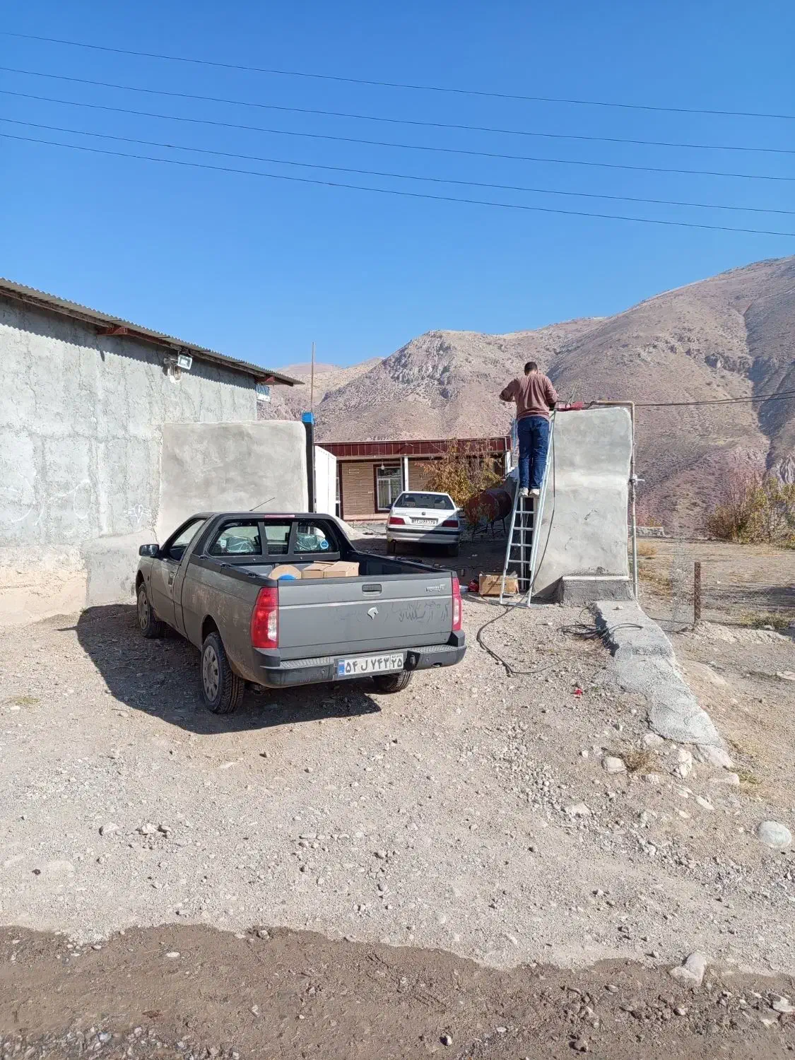 دوربین مداربسته کرکره برقی پنل خورشیدی|دوربین مداربسته|میانه, |دیوار