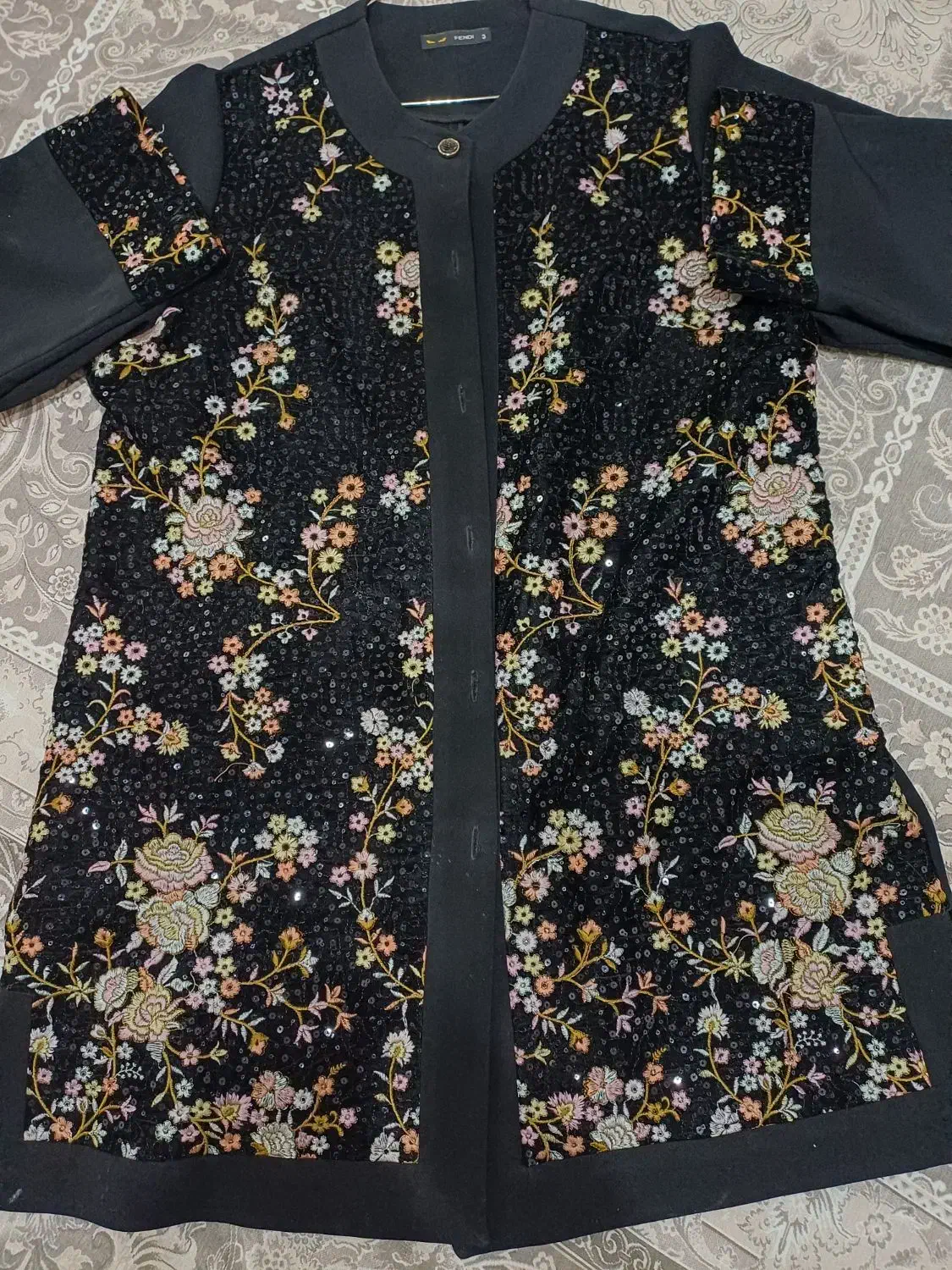 مانتو مجلسی سوزن دوزی|لباس|تهران, خانی آباد نو شمالی|دیوار