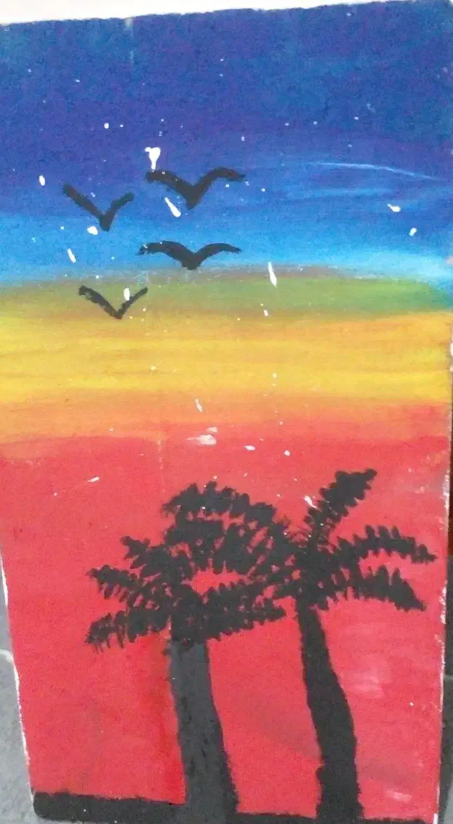 طراحی و نقاشی طبیعت و چهره|تابلو، نقاشی، عکس|کلاله, |دیوار