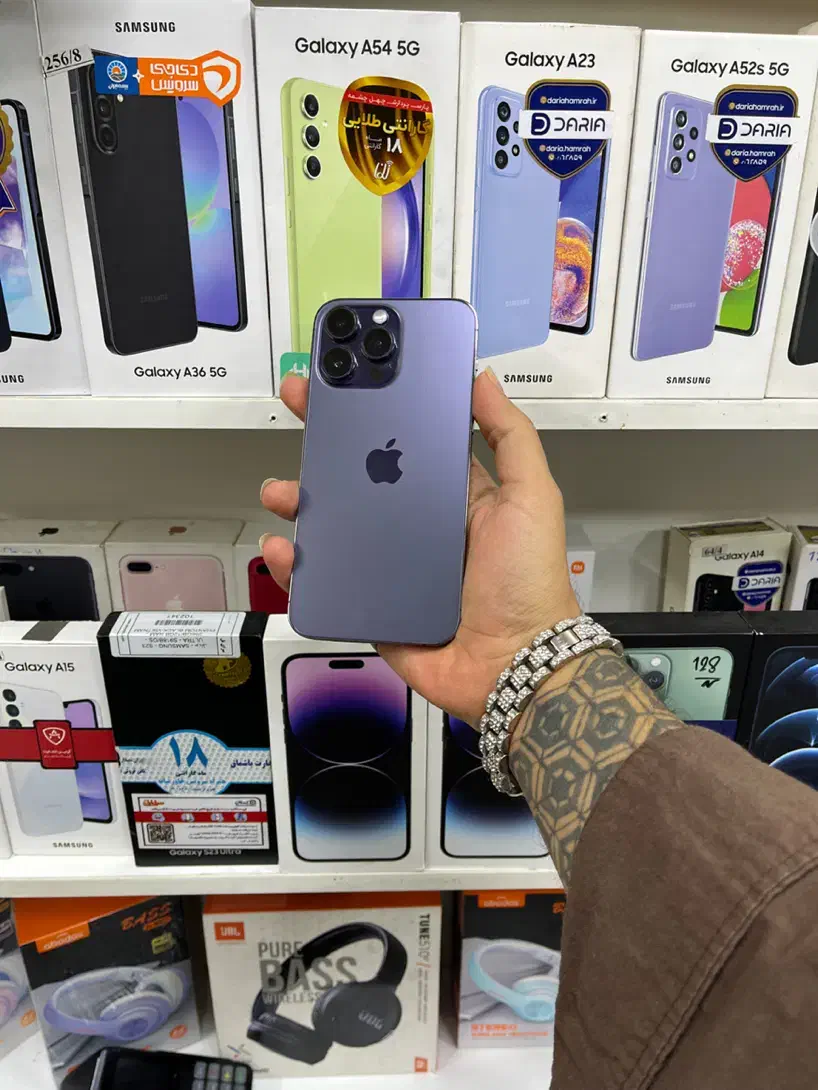 اپل iphone 14 promax پارت za باتری ۹۳ ریجستر شده|موبایل|قم, نیروگاه|دیوار