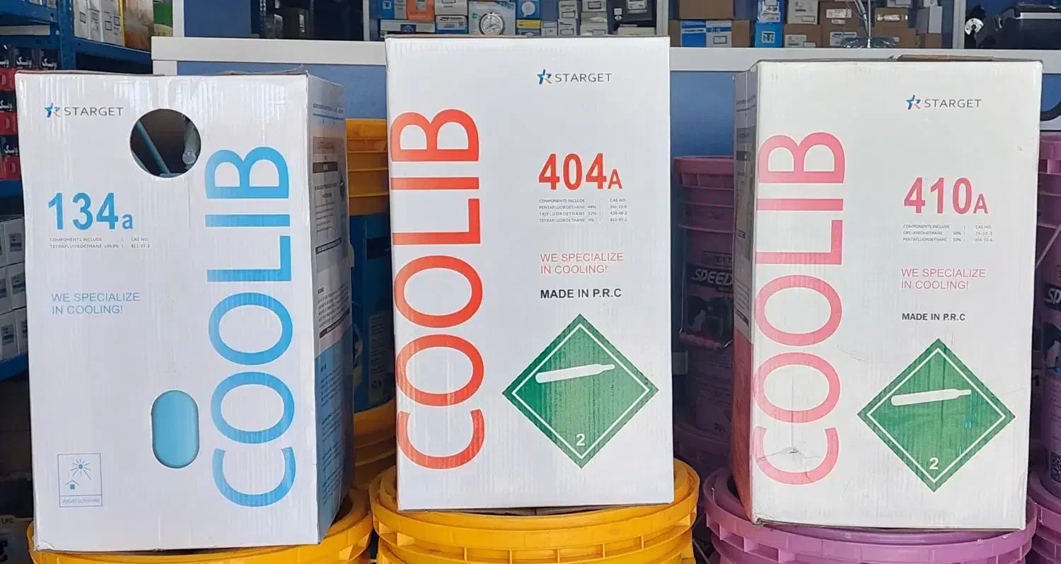 انواع گاز ۴۰۴ و ۱۳۴ و ..|کولر گازی و فن‌کوئل|اسلام‌شهر, بهرام آباد|دیوار