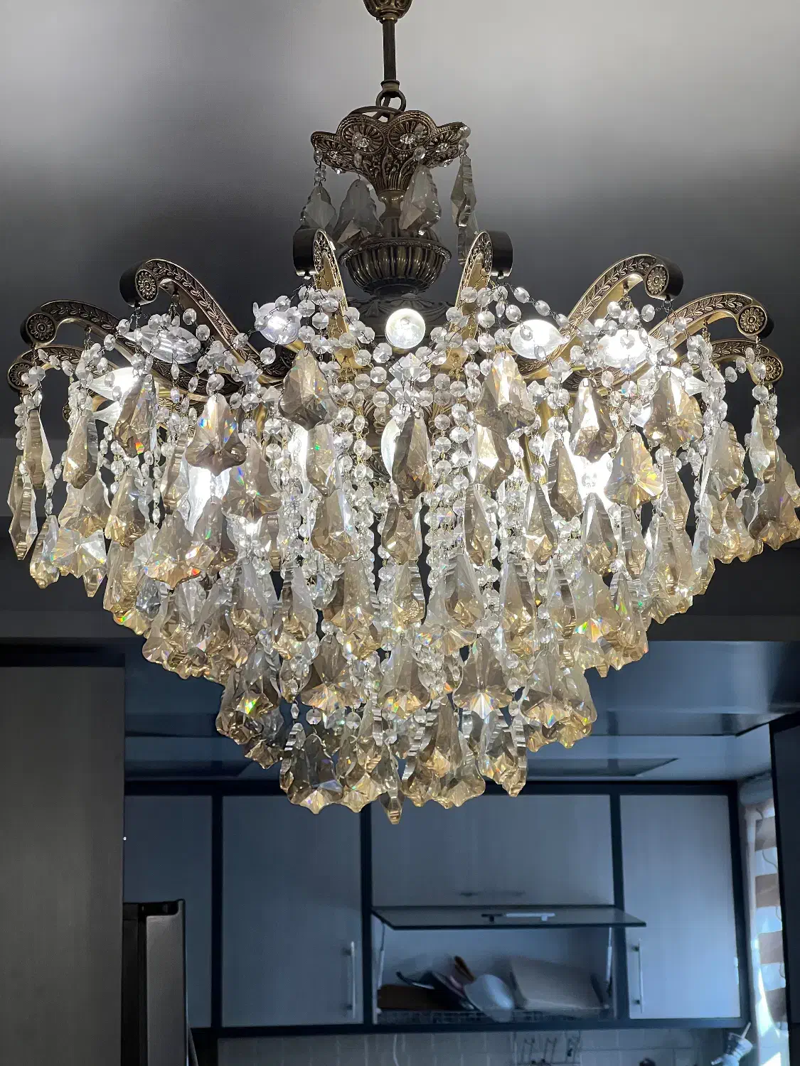 لوستر برنج|لوستر و چراغ آویز|تهران, منیریه|دیوار