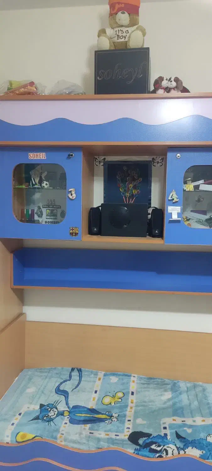 کمد و تخت خواب مدل دریا|اسباب و اثاث بچه|پردیس, فاز ۱۱|دیوار