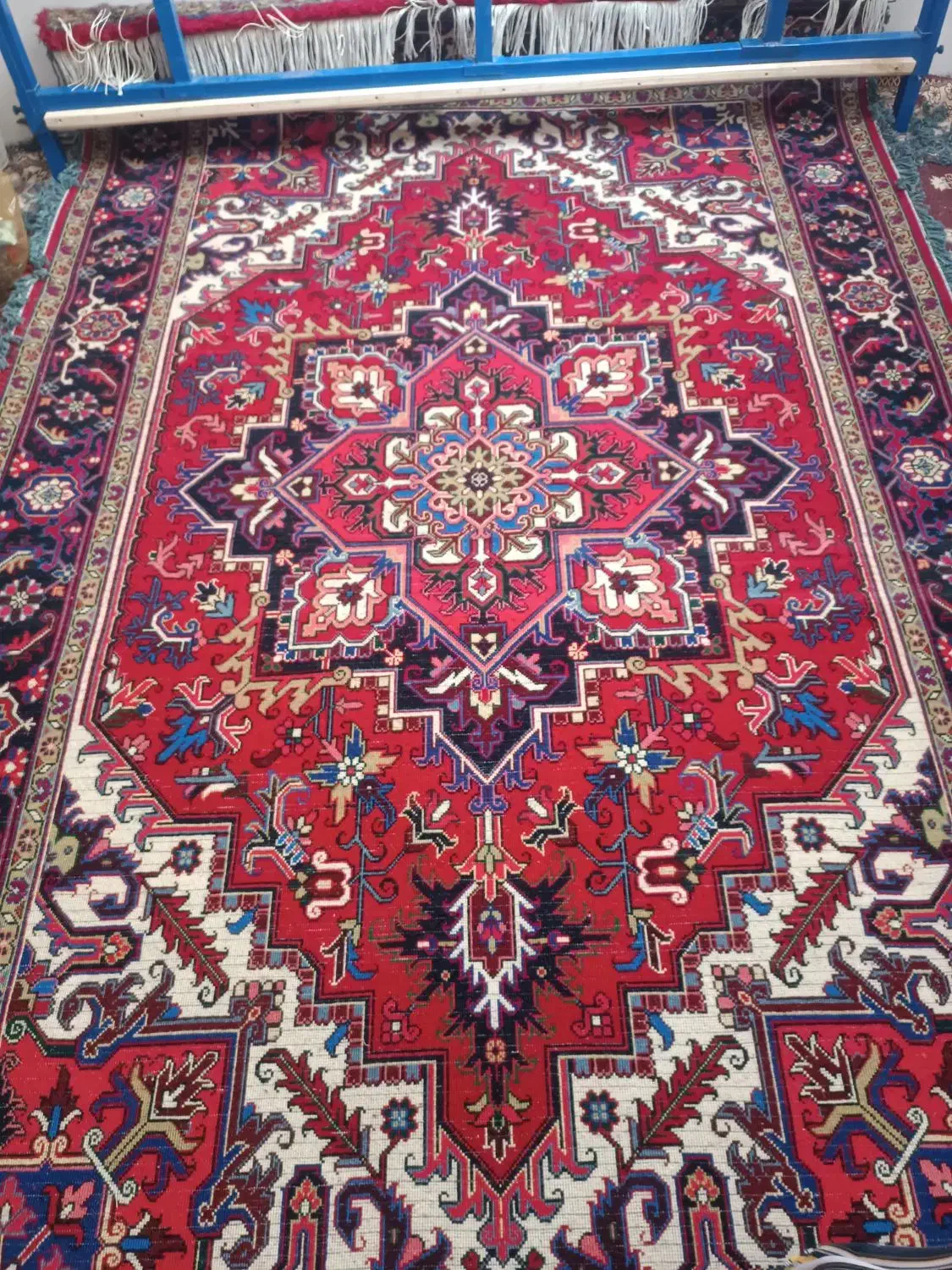 یک جفت فرش دستبافت تاجری|فرش|گوگان, |دیوار