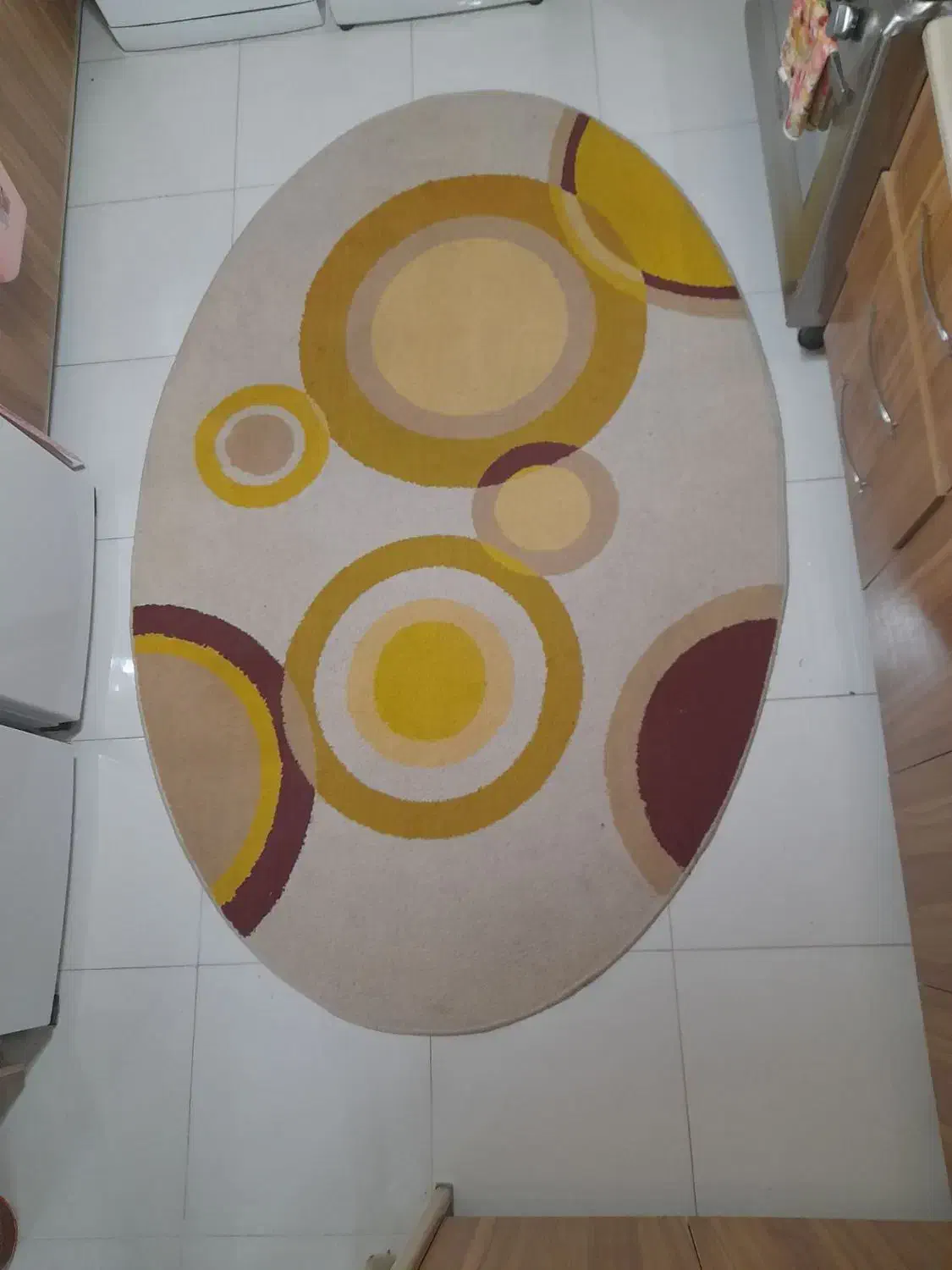 فرش بیضی|فرش|همدان, |دیوار