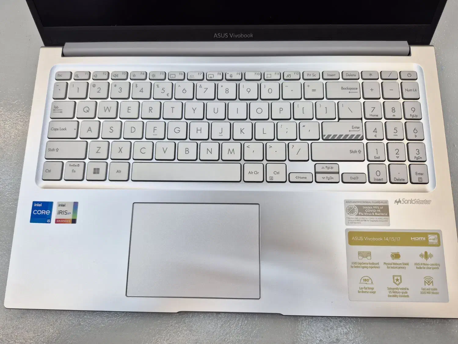 لپ تاپ نو ایسوس vivobook|رایانه همراه|شیراز, ملاصدرا|دیوار