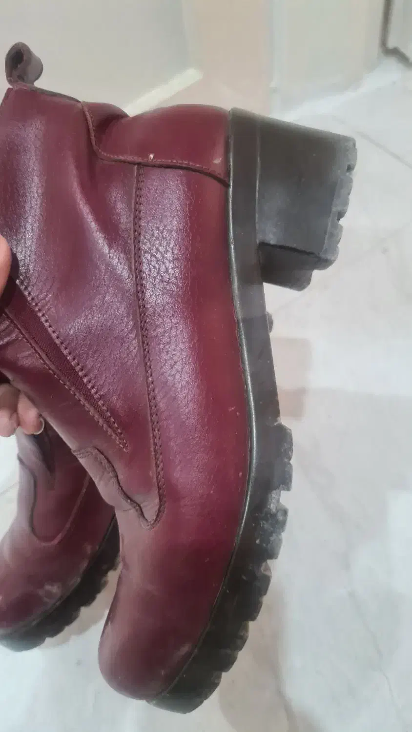 نیم بوت چرم سایز ۴۰|کیف، کفش، کمربند|کرج, فاز ۳ گوهردشت|دیوار