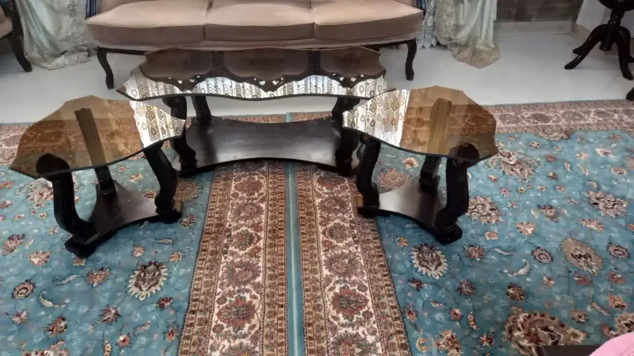 جلو مبلی ویک جفت عسلی سالم|مبلمان خانگی و میز عسلی|ابهر, |دیوار