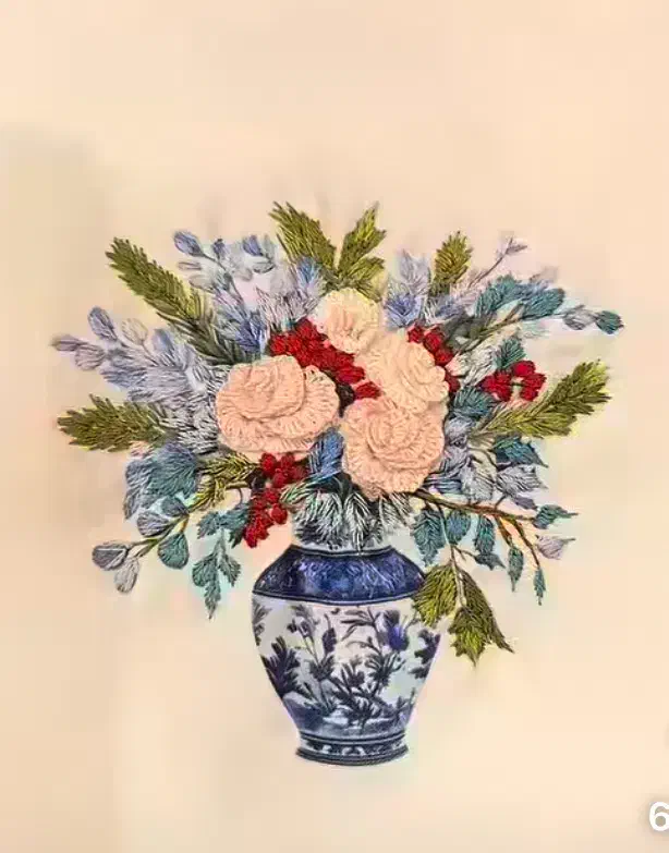 آموزش تابلو گل دوزی روبان دوزی سرمه دوزی درسه جلسه|خدمات آموزشی|رشت, نامجو|دیوار