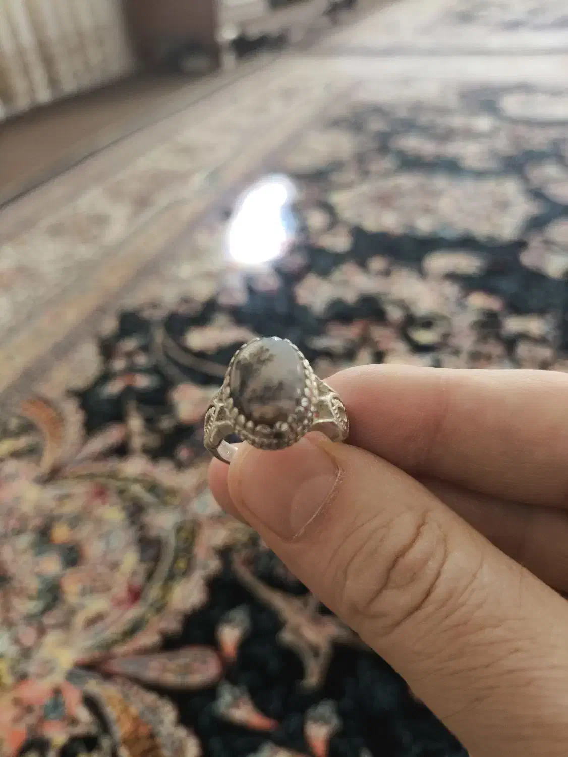 انگشتر نقره شجر|جواهرات|کلیائی, |دیوار