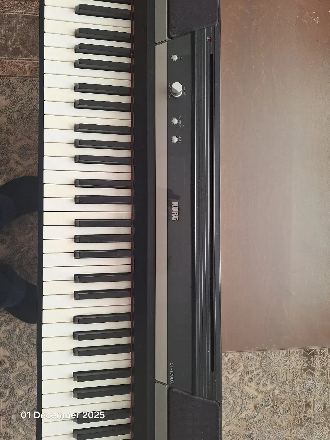 پیانو کرگ KORG مدل sp170dx|پیانو، کیبورد، آکاردئون|قزوین, |دیوار