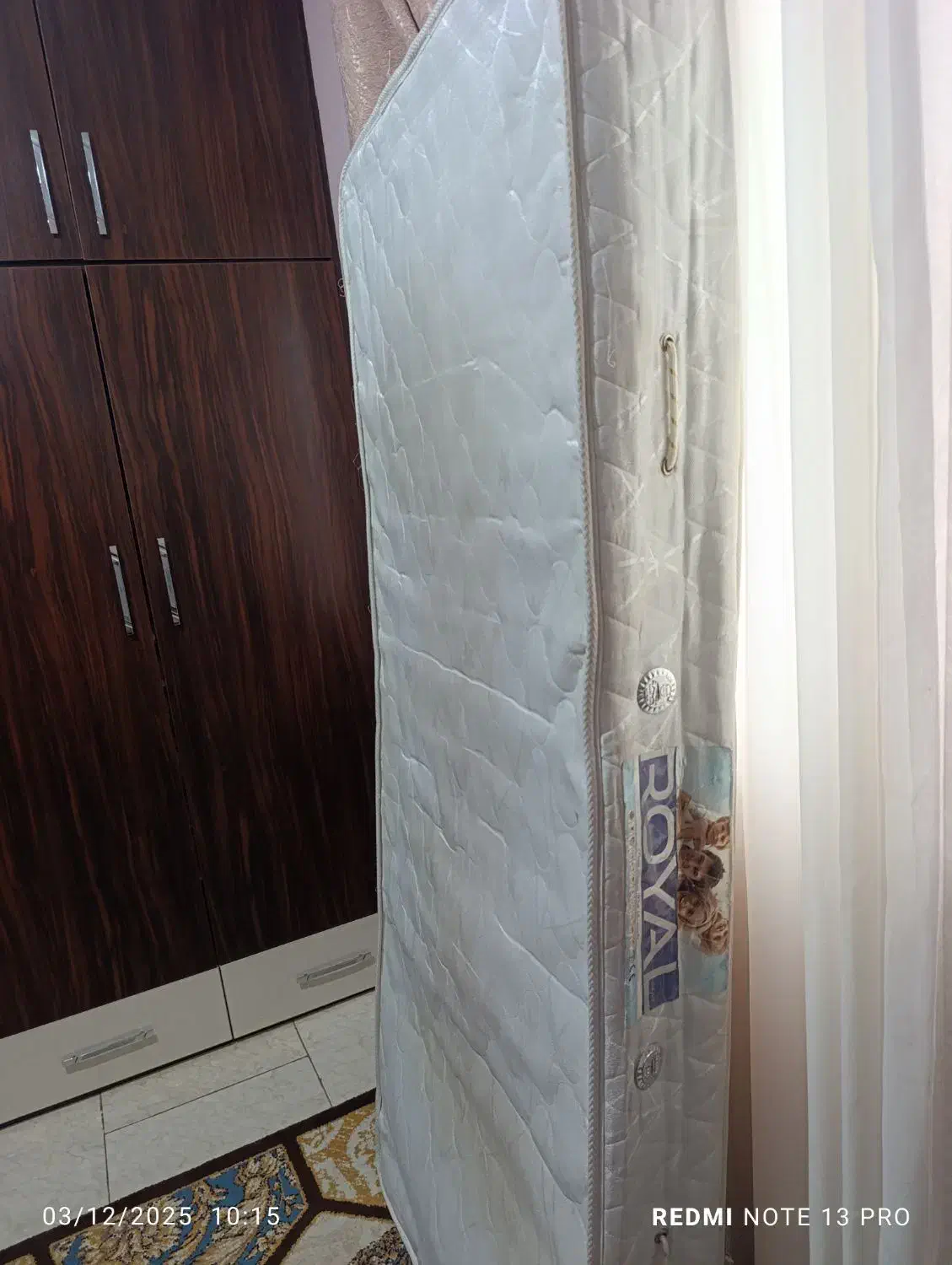 فروش تشک یک نفره رویال دست دو|تشک تختخواب|پاکدشت, پاکدشت (مامازند)|دیوار