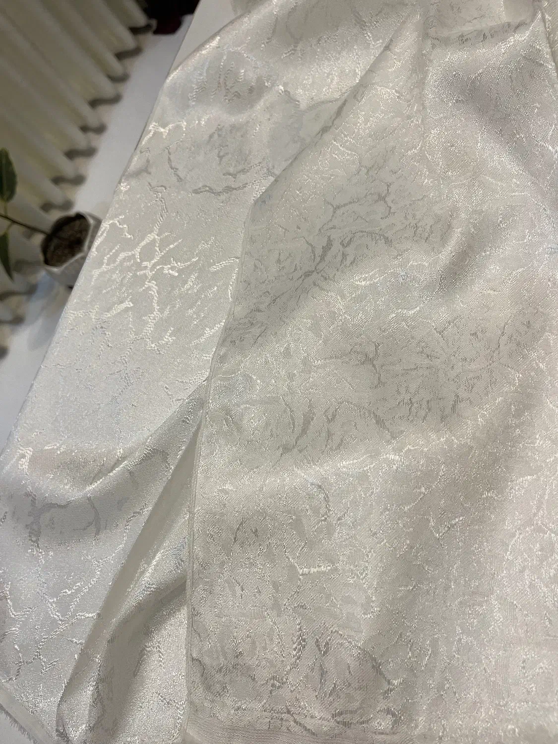 پارچه کرپ طرح پتینه با قیمت فوق العاده|پرده، رانر، رومیزی|چالوس, |دیوار