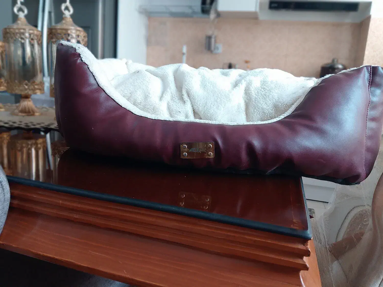 جای خواب سگ چرم سایز بزرگ|لوازم جانبی حیوانات|پاکدشت, شهرک امام رضا|دیوار