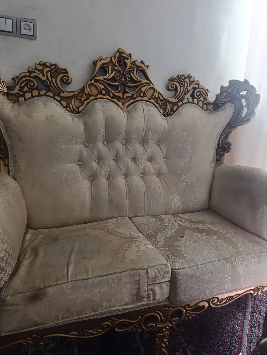 مبل سلطنتی|مبلمان خانگی و میز عسلی|زنجان, |دیوار