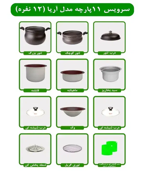 سرویس غذاپز همه کاره (ناخ)|ظروف پخت‌وپز|تهران, یافت آباد جنوبی|دیوار
