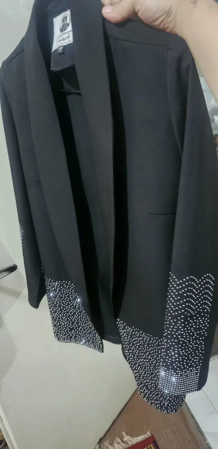 مانتو مشکی مجلسی سایز ۴۰و۴۲ نو|لباس|مسجد سلیمان, |دیوار