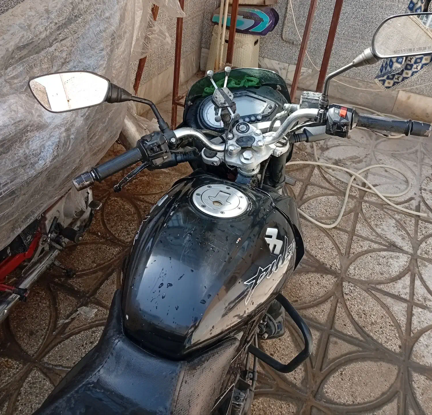 باجاج پالس ۲۰۰ مشکی مدل۸۷|موتورسیکلت|پاکدشت, پاکدشت (مامازند)|دیوار