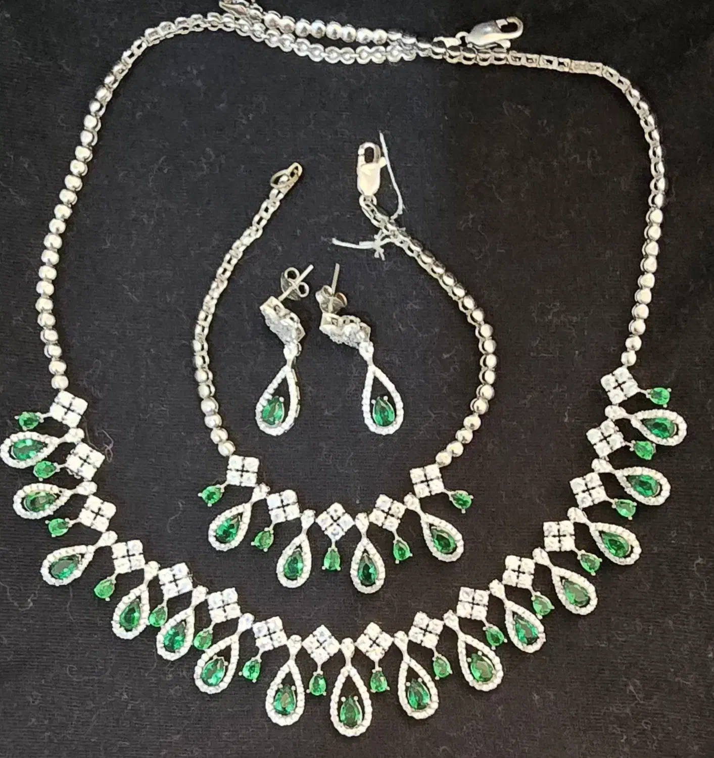 سرویس نقره نگین دار|جواهرات|تهران, آهنگ|دیوار