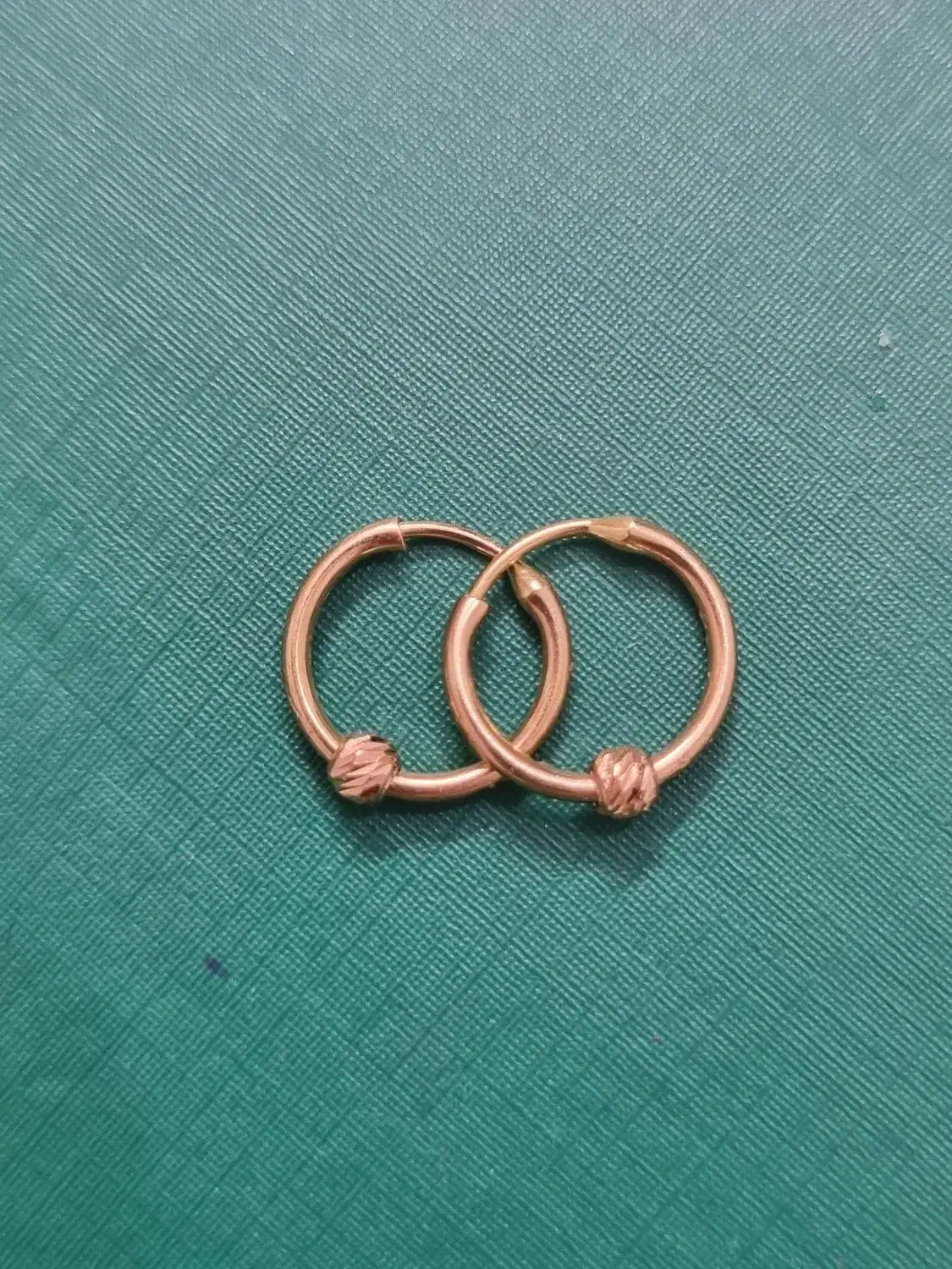 گوشواره طلای ۱۸عیار حلقه ای بافاکتور رسمی|جواهرات|لنگرود, |دیوار