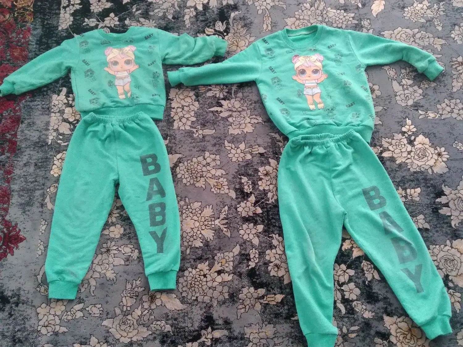 دو دست بلوزوشلوار دخترانە .سایز ۲سال تا ۶ سال|لباس|مریوان, |دیوار