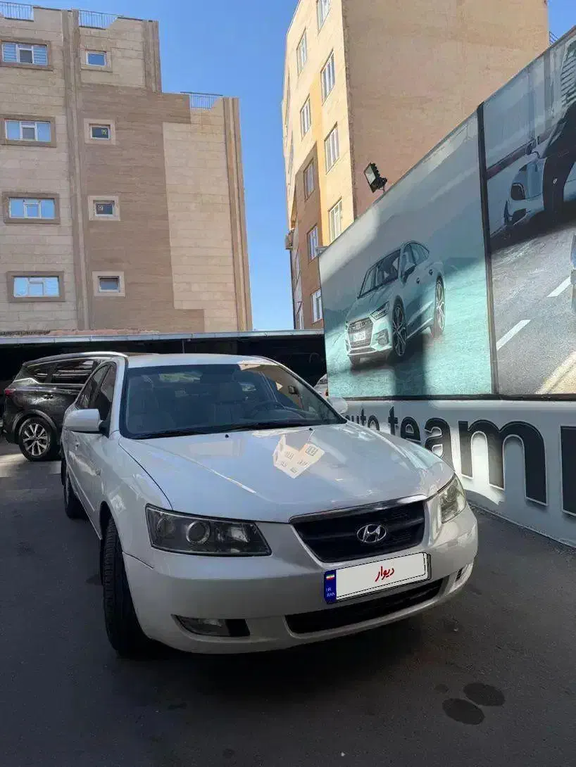 سوناتا ۲۰۰۷ سفید صدفی اتومات|خودرو سواری و وانت|تبریز, |دیوار