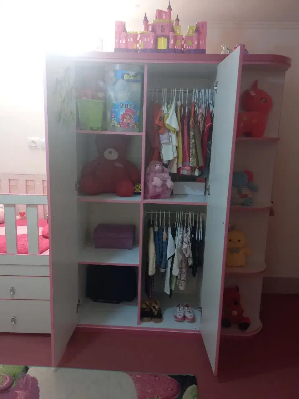 سرویس خواب نوزاد|تخت و سرویس خواب|شاهرود, |دیوار