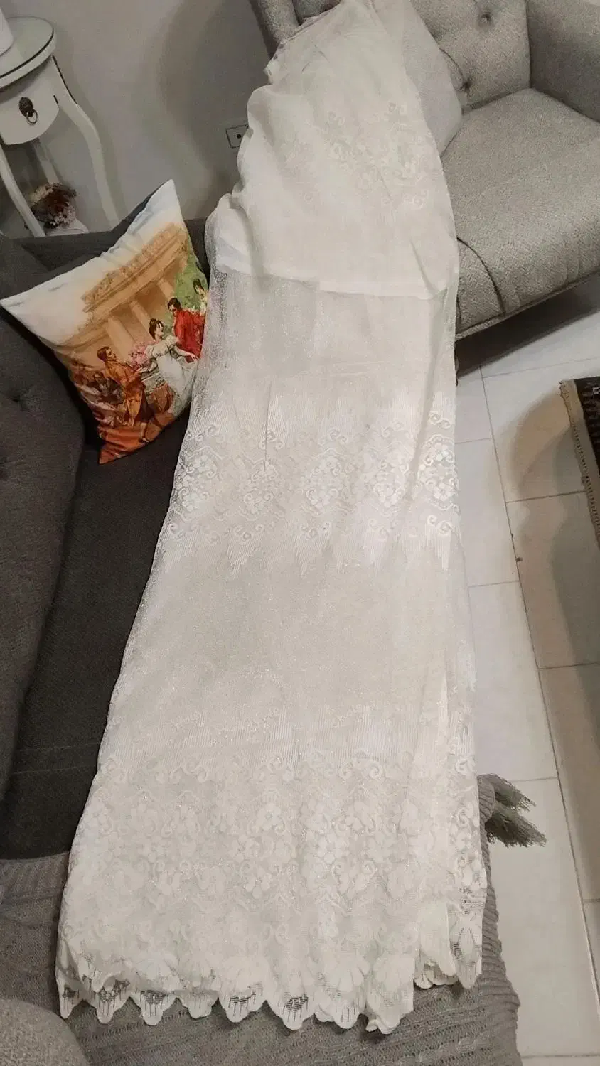 پرده سالم تمیز نوع بدونه هیچ پارگی وعیب یا زدگی|پرده، رانر، رومیزی|فردیس, شهرک راه آهن|دیوار