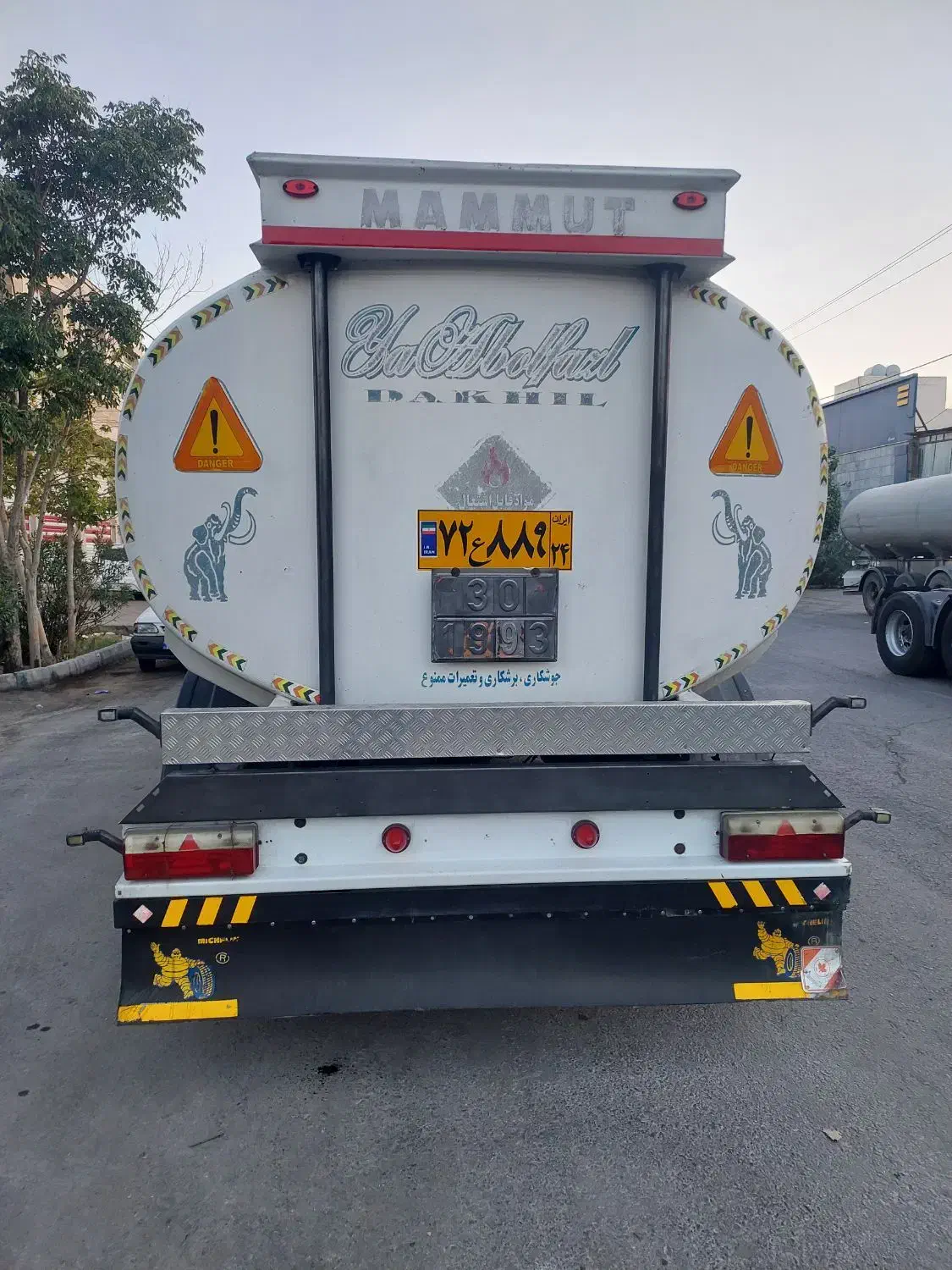 تانکر ۳محور ماموت مارال وزین پرشیا|خودرو سنگین|شیراز, ارم|دیوار